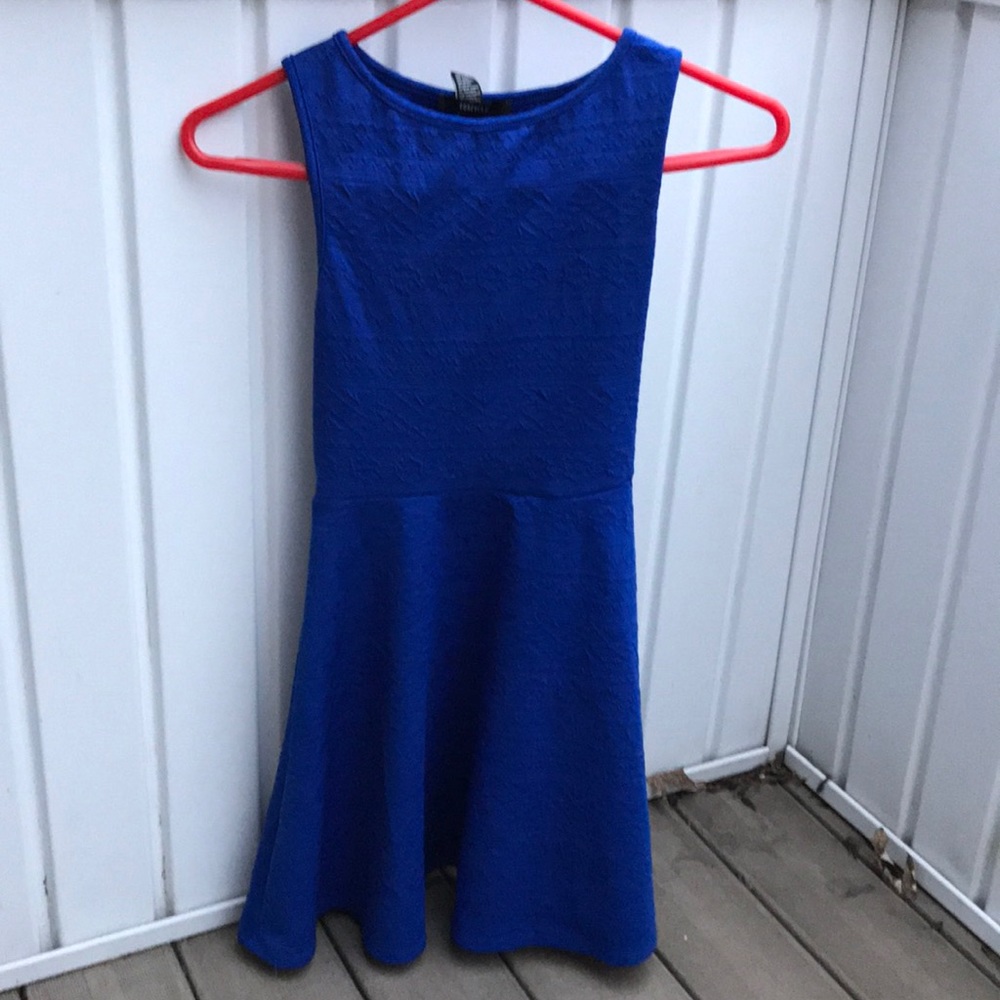 Blue tribal dress